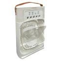 8-1/2-Inch X 11-Inch White Portable Personal Cooler Humidifier Fan