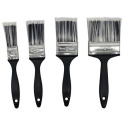 Wall And Plastering Paint Brush Set In Assorted Sizes, 4-Pack