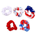 Luv Her USA Themed Hair Scrunchy, 5-Pack