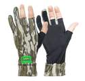 Camo Mossy Oak Bottomland Stretch Fingerless Hunting Gloves 
