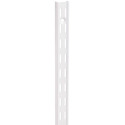 78-Inch White Twin Slot Shelf Standard