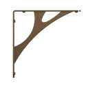 8-Inch Bronze Manhattan Style Premium Decorative Shelf Bracket