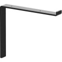 10-Inch Black Silverton Style Premium Decorative Shelf Bracket