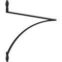 Shelf-Made® 12-Inch Lewiston Black Premium Decorative Shelf Bracket