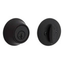 Matte Black Keyed One Side Deadbolt