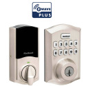 Satin Nickel Home Connect Keypad Deadbolt With Smart Lock With Z-Wave Technology