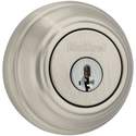 Satin Nickel Double Cylinder Deadbolt With SmartKey Security