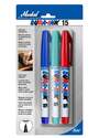 Dura Ink Fine Multi-Color Pack Permanent Ink Markers 3-Pack