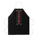 By The Time You Read This Apron In Black