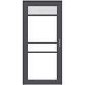 36-Inch X 81-Inch Graphite Aluminum Platinum Retractable Screen Door