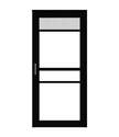 36-Inch Black Right-Hand Platinum Retractable Screen Door