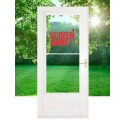 32-Inch White Lifestyle 2.0 Midview Screen Away Storm Door
