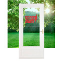 36-Inch White Lifestyle 2.0 Midview Screen Away® Storm Door