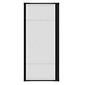 Brisa Retractable Single Screen Door — 36 in. W x 80 in. H, Black, Standard