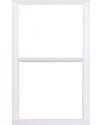 32 x 39-Inch White Aluminum Single Hung Storm Window