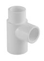 1 in. x 1 in. x 1/2 in. PVC Reducing Socket Tee - Schedule 40, 1-Pack