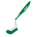 Libman 18 Tile And Grout Brush, Ergonomic, Rubber-Grip Handle, Polypropylene Handle, Green/White Handle