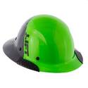 Lime Green/Black, Dax Carbon Fiber Full Brim Hard Hat 