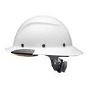 Dax Carbon Fiber White Full Brim Hardhat