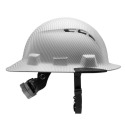 Idax Type 1 Class C Full Brim Hard Hat In Grey & White