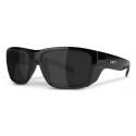 Fusion, Gloss Black  Frame/Smoke Lens Safety Glasses