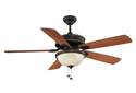 52-Inch Bronze Buckley Ceiling Fan With Reversible Blades