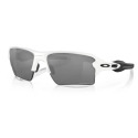 Polished White Frame With Prizm Black Polarized Lens Flak® 2.0 XL Men's Sunglasses