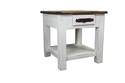 Campo White End Table