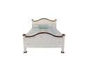 Promo Distressed White Twin Bed