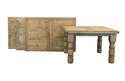 4-Foot Square Honey Pine Dining Table