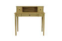 Honey Writing Desk With Hutch