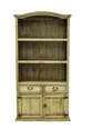 Honey 2-Drawer & 2-Door Bookcase