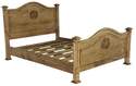 Full Honey Pine Promo Bed With Texas Star