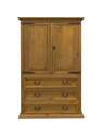 Natural 3-Drawer Armoire
