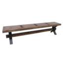 Riverside Dark Walnut Dining Table Bench