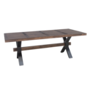 Riverside 7-Foot Dark Walnut Dining Table