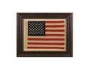Small Framed American Flag With Mat