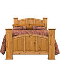 King Honey Pine Mansion Bed