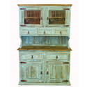 2-Piece Turquoise China Cabinet