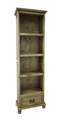 23-Inch X 78-Inch Honey Pine Bookcase With 1-Drawer