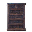 Finca Six Drawer Chest With Reclaimed Wood Panels