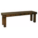 4-Foot Laguna Bench With Wood Seat