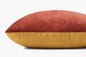 22 x 22-Inch Rust/Gold Cotton/Linen Poly-Filled Pillow