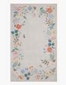 2-Foot 3-Inch X 3-Foot 9-Inch Cream Atelier Strawberry Fields Polyester Rug