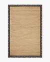 2-Foot 3-Inch X 3-Foot 9-Inch Natural/Black Wildwood Costa Area Rug