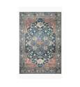 5-Foot X 7-Foot 6-Inch Skye Collection Denim & Brick Area Rug