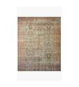 7-Foot 6-Inch X 9-Foot 6-Inch Georgie Collection Jade & Sunset Area Rug