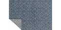Emmie Kay Hand Woven 100% Wool Rug Navy/Cream 5 ft 7 ft 6 in