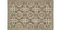 Lotus Power Loomed Rug Antique Ivory/Olive 2 ft 3 in X3 ft 9 in