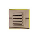 Vinyl Louvered Exhaust Vent Pewter
